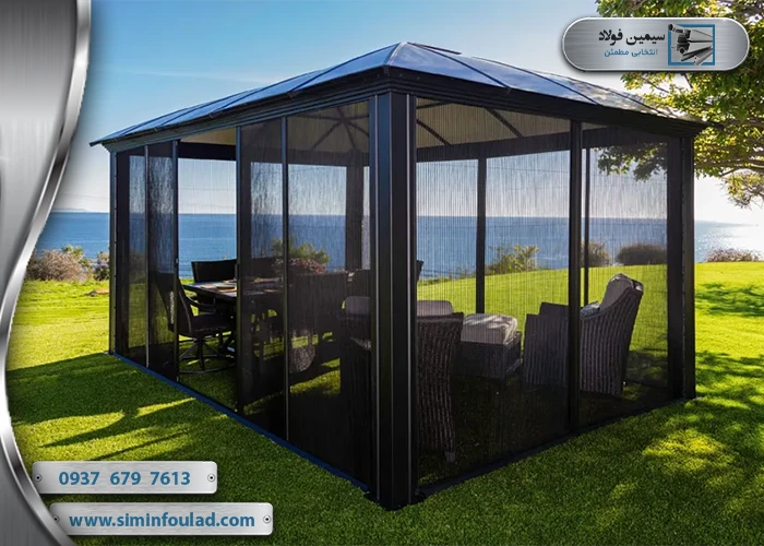 مرحله سوم: ساخت و نصب سازه آلاچیق