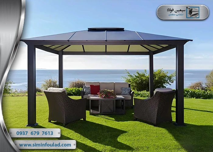 مقایسه ساخت آلاچیق با میلگرد و دیگر متریال‌ها