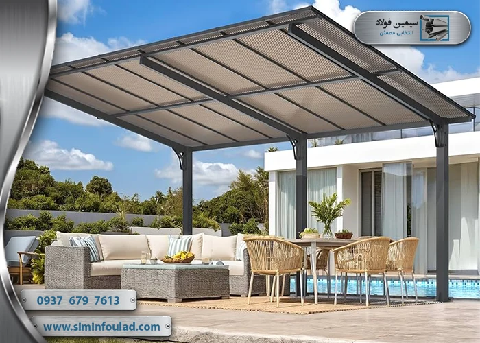 مزایای آلاچیق با پروفیل میلگرد نسبت به سایر سازه‌ها