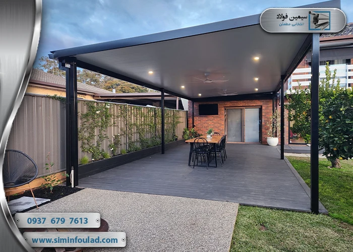 ۴ مرحله ساخت آلاچیق با پروفیل میلگرد